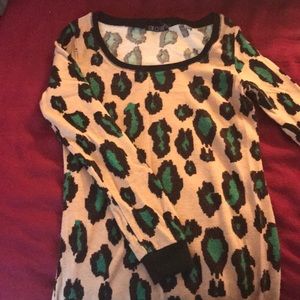 Love Culture cheetah print sweater